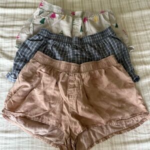 Pajama shorts/boxers set